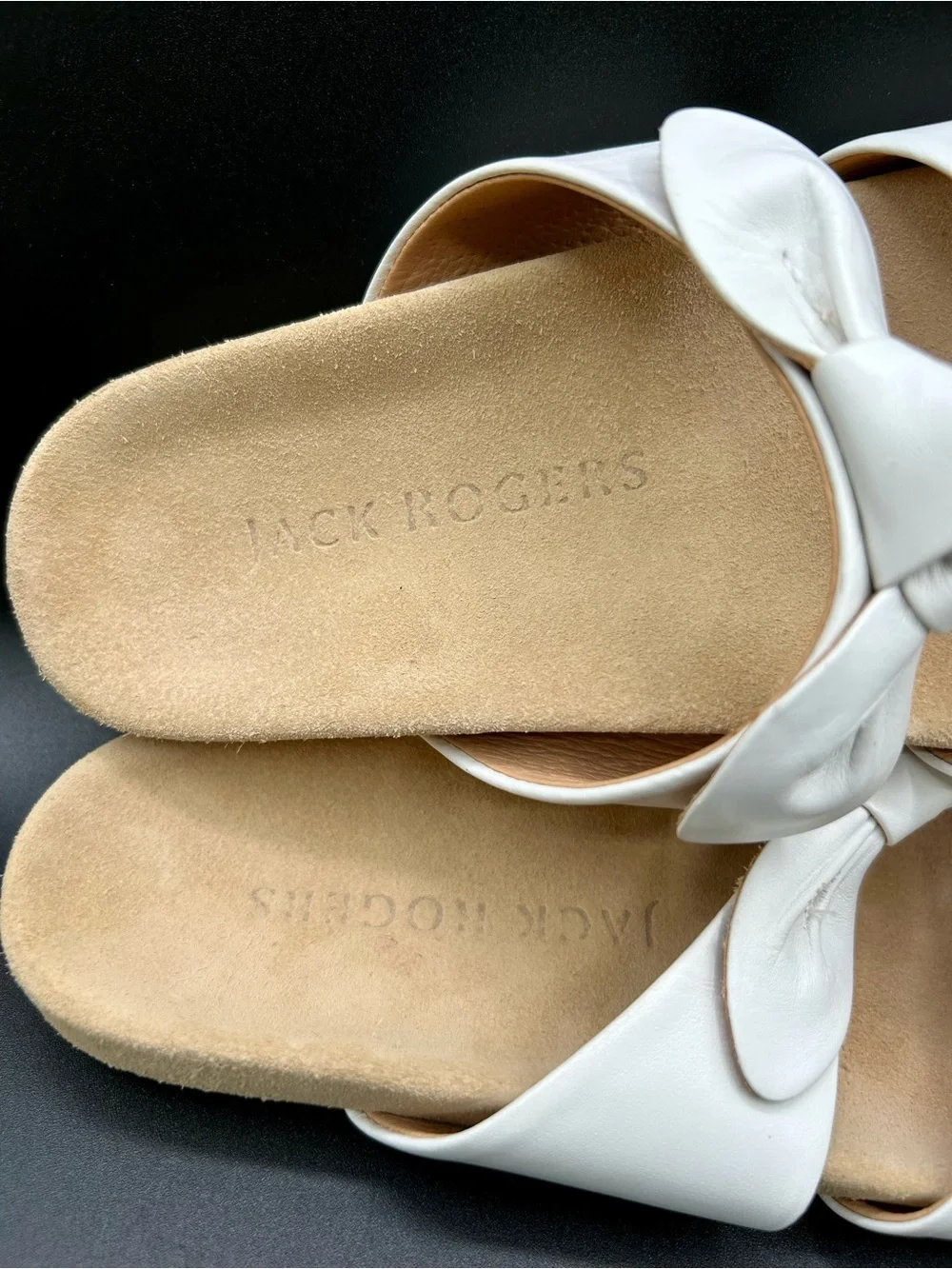JACK ROGERS Annie Double knot Slide Sandals. Size 6.5
